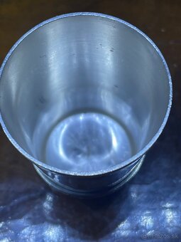 starozitny strieborný pohárik - 3
