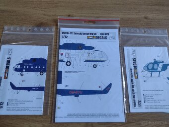 Plastikové modely 1:72 obtlačky - 3