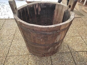 Kolesá drevene a drevené kade - 3