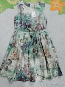 Nové šaty Next veľ. 164 morská potlač - 3