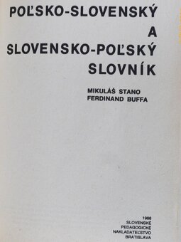 Slovník Poľsko - Slovenský a Slovensko - Poľský. - 3