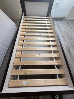2 x posteľ + suflik+ matrac 90x200 - 3