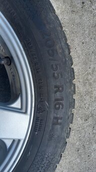 205/55 R16 zimné pneumatiky + disky - 3