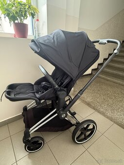 Cybex Priam 4.0 (najnovší vyvýšený model) Onyx Black - 3
