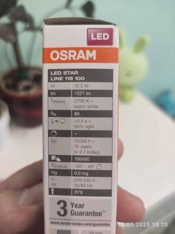 Nove LED ziarovky do reflektora, 100W, 118 mm - 3