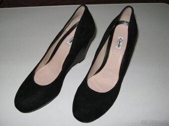 Dámske lodičky Clarks - vel. 41 - nenosené + Darček - 3