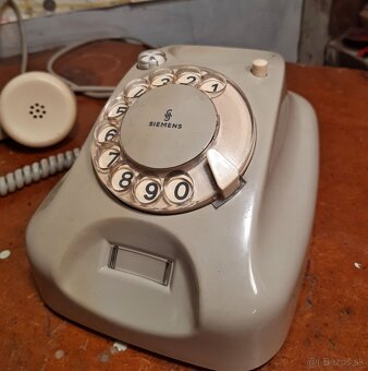 Funkční pevný telefon Siemens-Halske, rok 1954 - 3