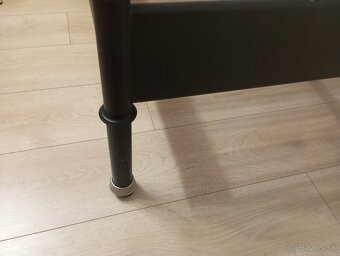 kovová posteľ 140x200 - rám + rošť - 3