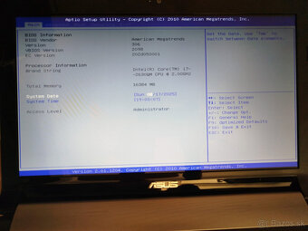 notebook Asus N73S i7-2630QM, nVidia GT540M, 17" na ND /ND9 - 3