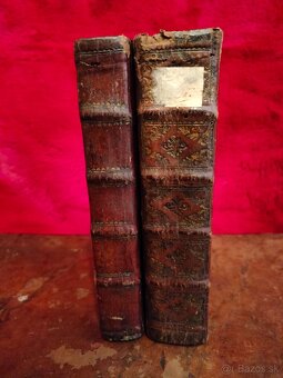 2 dielna súprava ornamentovana väzba pozlátené Trnava 1735 - 3