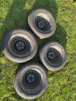 195/65 r15 zimné pneumatiky Continental + plech. disky - 3