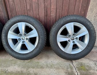 originální ALU kolesá škoda orion 5x112 s TPMS - 3