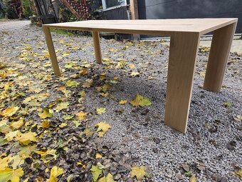 Jedálenský dubovy stôl,  masív dub 2200x880,750 - 3