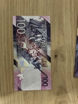 100 šilingov nankovka Kenya nová - 3