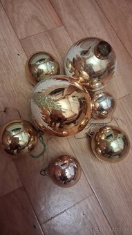 Retro vianoc e sklenene,ozdoby - 3