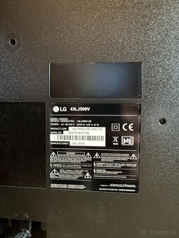LG 43LJ500V televízor - 3
