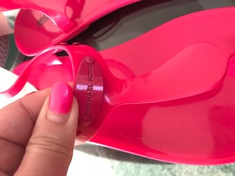 MICHAEL KORS originál fuksia sandálky 38 - 3