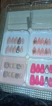 Nechty gélové -press on nails - 3