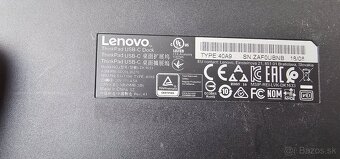 Dokovacia stanica Lenovo 40A9 + Originálny adaptér Lenovo - 3