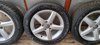 Predám zimné pneumatiky na VW elektronoch 5x112 r16 205/55 - 3