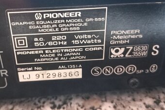 Predám equalizer Pioneer CR 555 - 3