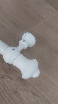 Garniza biela 300cm s hacikmi - 3