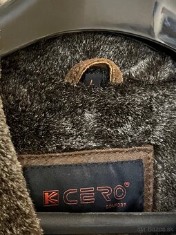 Zimná pánska kožená bunda - 3