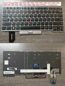 Klavesnice Lenovo X240/E480 L480/L530 T430 T530/ E450/E470 - 3
