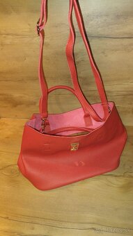 Nová červená dámska kabelka - 3