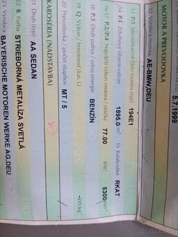 Blok motora BMW e46 m43b19 - 3