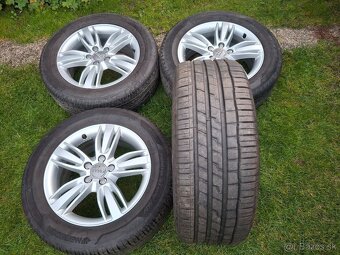 17" ALU 5x112 orig. Audi + letné 235/55 r17 - 3