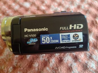 Panasonic Full hd V-500 digitálnu kameru - 3