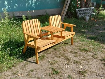 Drevená lavička - 3