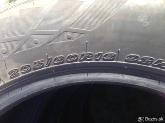 Predám zimne 205/60r16 5/6mm - 3