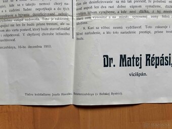 Zaujímavý plagát z roku 1910 - 3