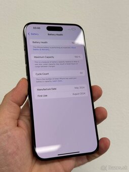Apple iPhone 15 Pro Max 512GB Black Titanium – top stav - 3