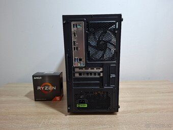 Herný pc Ryzen 5 5500 3,60ghz/NVME/GTX1660SUPER +27LCD 4K - 3