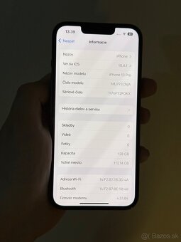Predám iPhone 13 PRO 128GB Graphite stav 8/10 používaný - 3