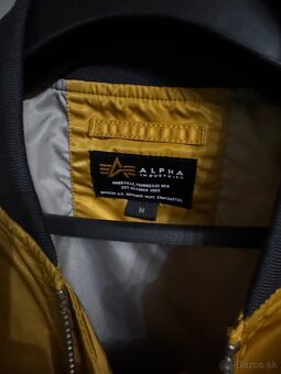 panska zlta bunda alpha industries velkost M - 3