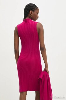 Úpletové šaty a kardigán FUKSIA - 3