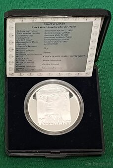 Strieborná pamätná minca 200Sk, 2006, Karol Kuzmány, proof - 3