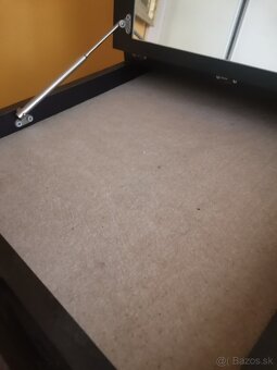 Komoda IKEA čierna 123 cm x 40 cm - 3