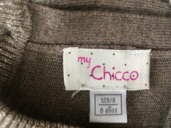 dievčenské úpletové šaty zn. Chicco - 3