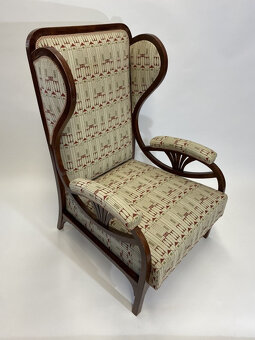 Kreslo ušiak Thonet 1900 - 3