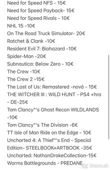 hry na PS4 Playstation 4 - 3