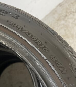 195/45 R16 Letne Hankook Top stav - 3