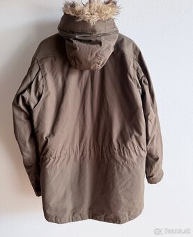Zánovná zimná parka Fjallraven Sarek Winter Jacket M Khaki - 3