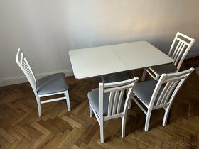 Rozkladací jedálenský stôl 140/180x80 - 3
