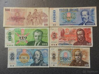 ...Československe bankovky aj kolkované... - 3