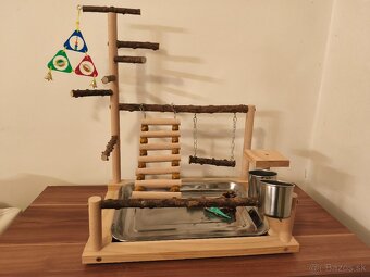 Klietka pre andulky + preliezka + prenosná taška - 3